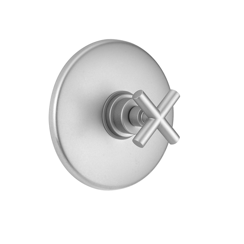 Jaclo A463-TRIM Round Plate With Contempo Slim Cross Trim For Pressure Balance Cycling Valve - Parent