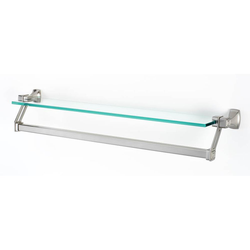 Alno Cube Glass Shelf With Towel Bar - Parent
