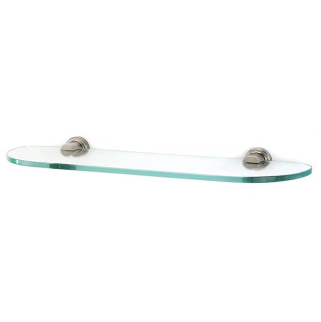 Alno Yale Bath Glass Shelf With Brackets - Parent
