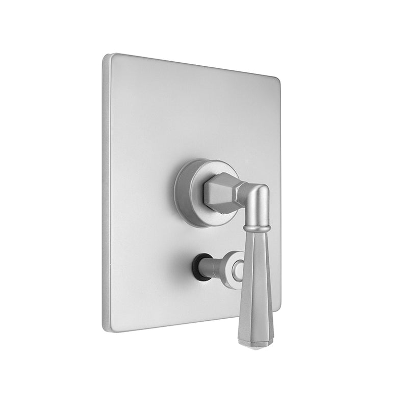 Jaclo A951-TRIM Rectangle Plate With Hex Cross Trim For Pressure Balance Cycling Valve With Built-In Diverter - Parent