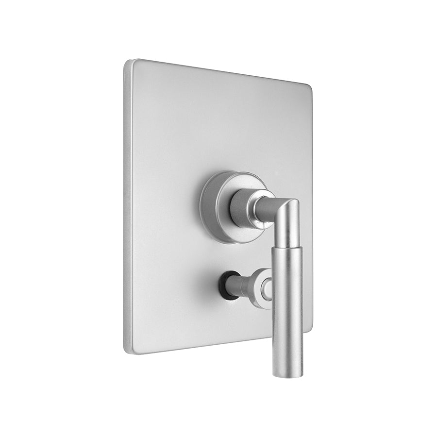 Jaclo A959-TRIM Rectangle Plate With Round Contempo Hub Base Lever Trim For Pressure Balance Cycling Valve With Built-In Diverter - Parent