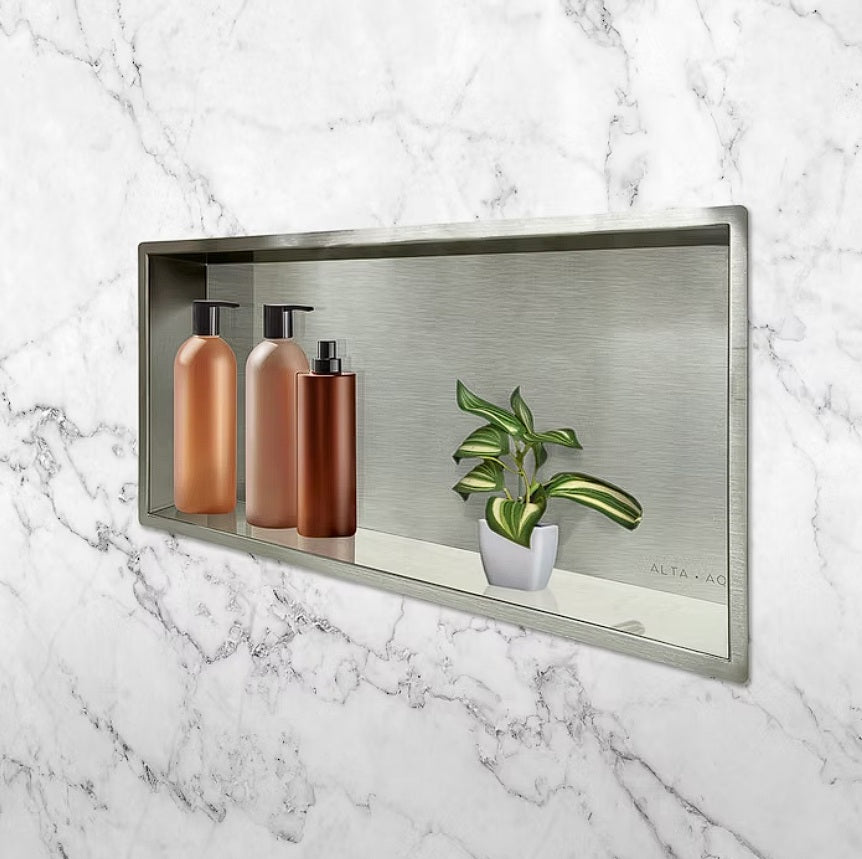 Alta Aqua AA-NI-RE-RC-13X24 Recessed Stainless Steel Shower Niches - Parent