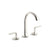 Kallista P25007-LV Script Lavatory Bathroom Sink Faucet, Arch Spout, Lever Handles