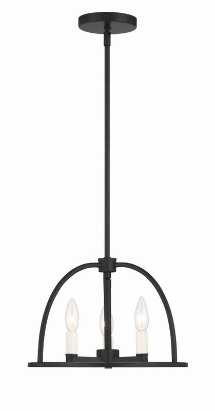 Crystorama ABB-3003 Abbott 3 Light Chandelier - Parent