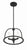 Crystorama ABB-3003 Abbott 3 Light Chandelier - Parent