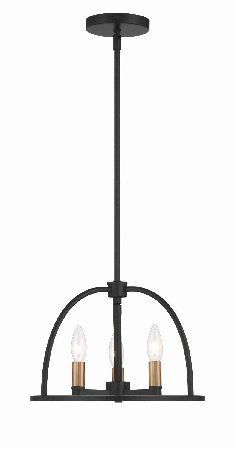 Crystorama ABB-3003 Abbott 3 Light Chandelier - Parent