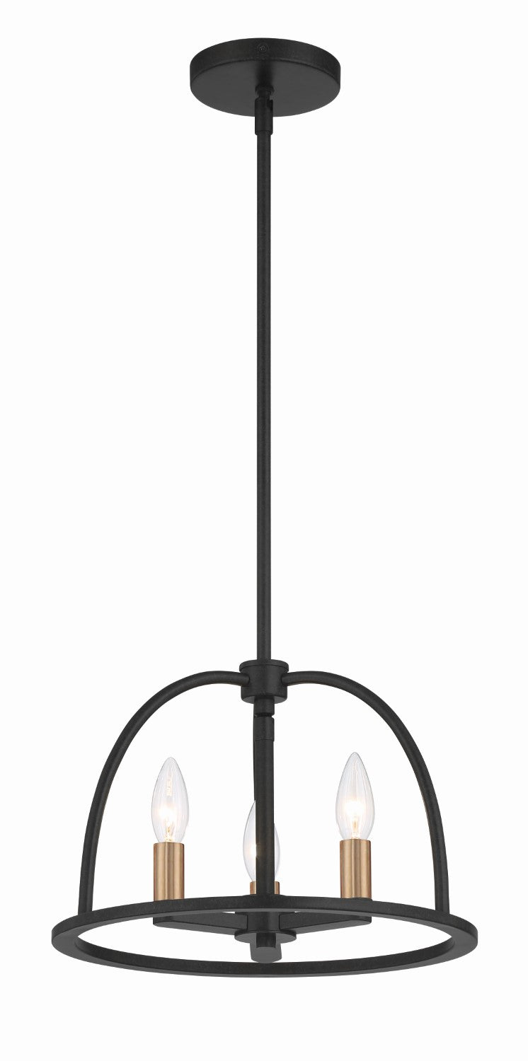 Crystorama ABB-3003 Abbott 3 Light Chandelier - Parent