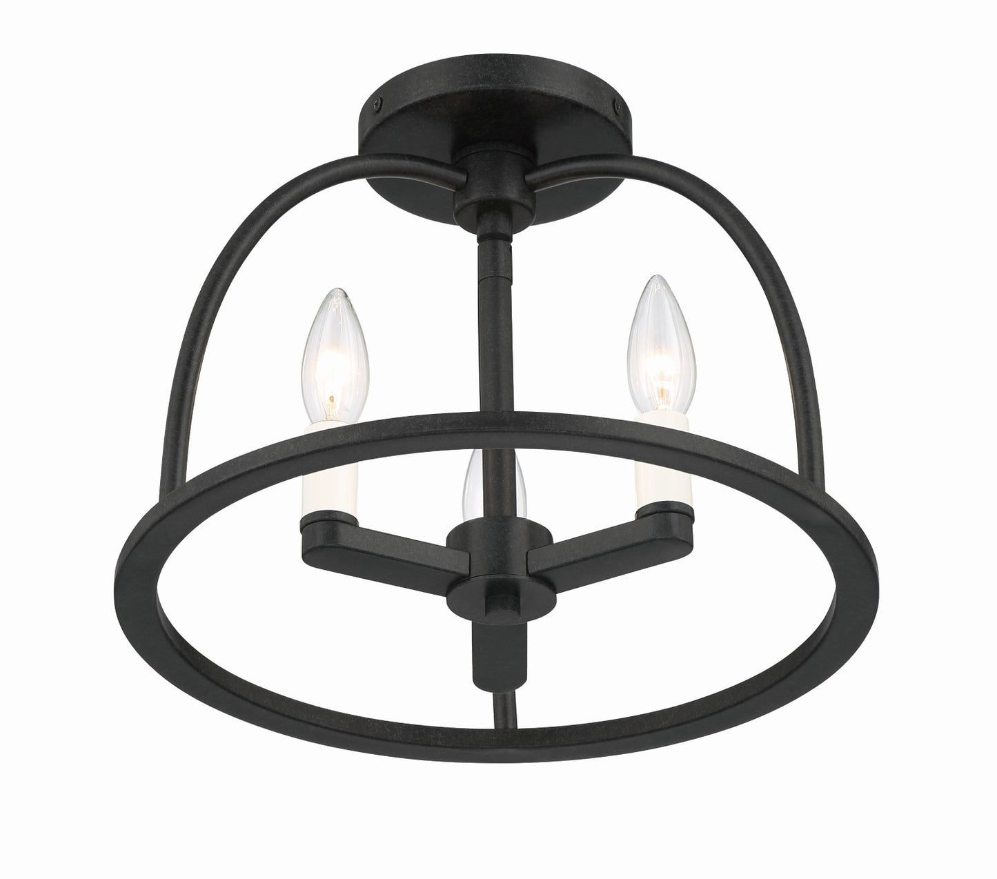 Crystorama ABB-3003_CEILING Abbott 3 Light Ceiling Mount - Parent