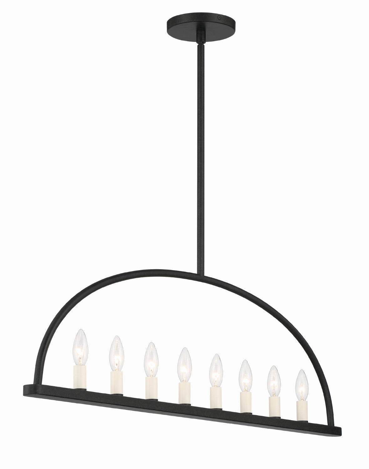 Crystorama ABB-3007 Abbott 8 Light Linear Chandelier - Parent