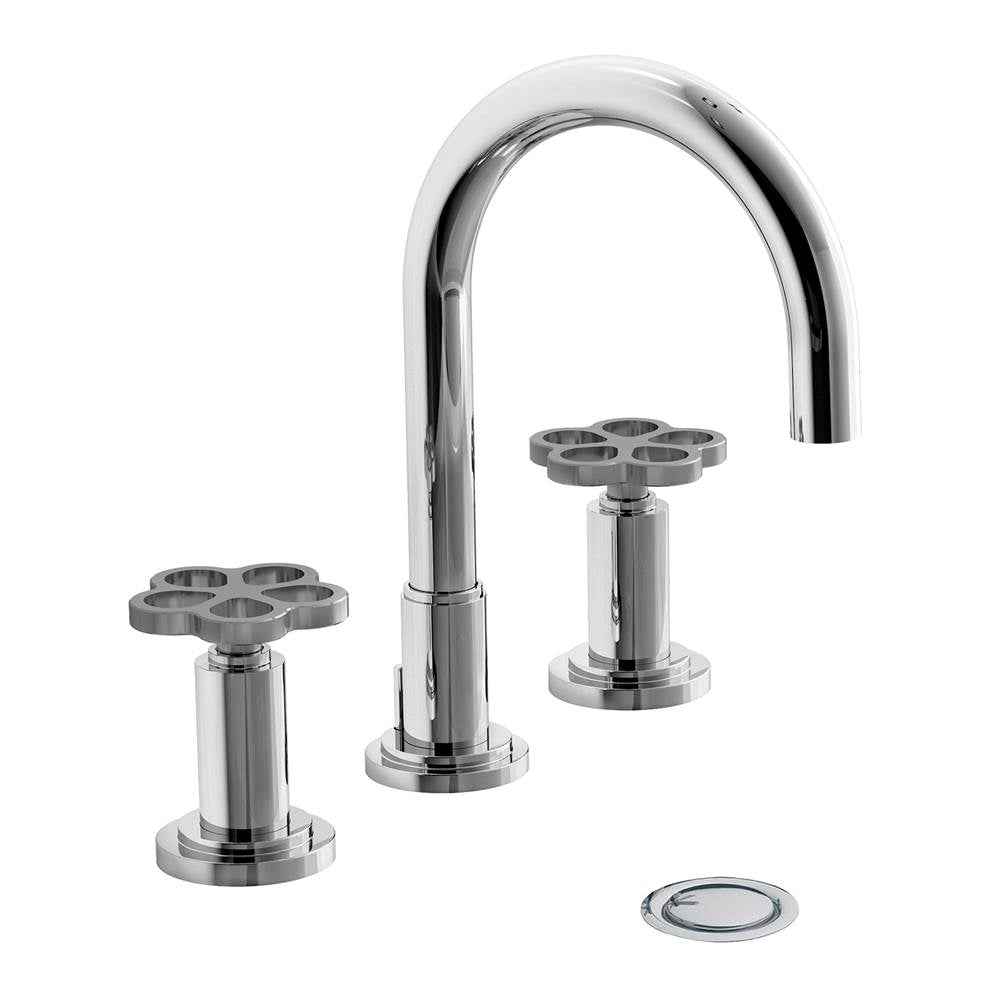 Franz Viegener FV201/J1 Industrial Chic Widespread Lavatory Faucet With Pop - Up Drain Assembly
