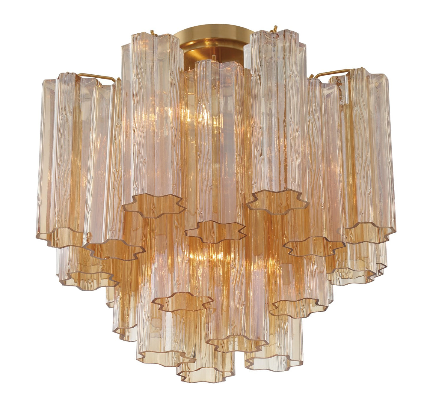 Crystorama ADD-300-AG-AM_CEILING Addis 4 Light Ceiling Mount - Aged Brass