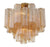 Crystorama ADD-300-AG-AM_CEILING Addis 4 Light Ceiling Mount - Aged Brass
