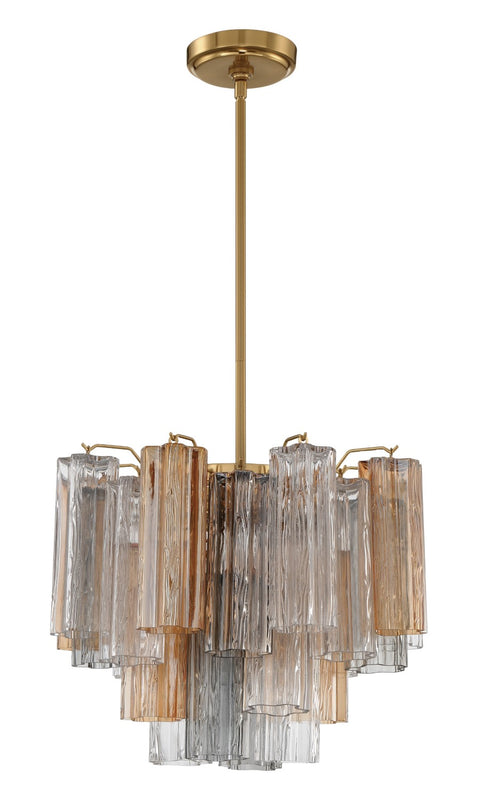 Crystorama ADD-300-AU Addis 4 Light Chandelier - Parent