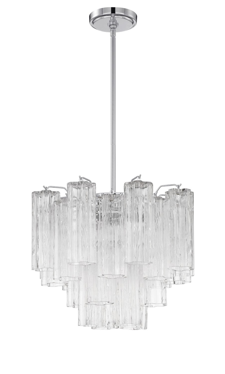 Crystorama ADD-300-CL Addis 4 Light Chandelier