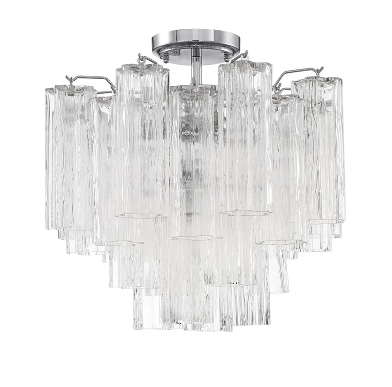 Crystorama ADD-300-CL_CEILING Addis 4 Light Ceiling Mount