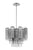 Crystorama ADD-300-CH-SM Addis 4 Light Chandelier - Polished Chrome