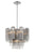Crystorama ADD-300-CH-SM Addis 4 Light Chandelier - Polished Chrome