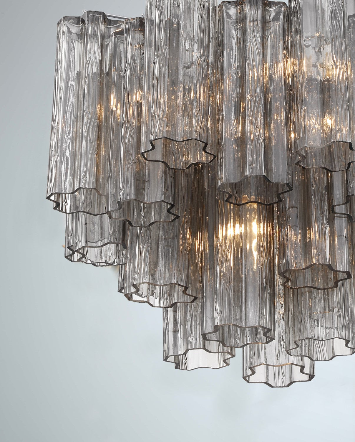 Crystorama ADD-300-CH-SM Addis 4 Light Chandelier - Polished Chrome