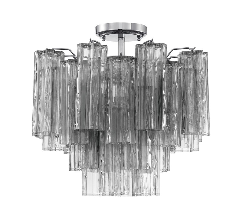 Crystorama ADD-300-CH-SM_CEILING Addis 4 Light Ceiling Mount - Polished Chrome