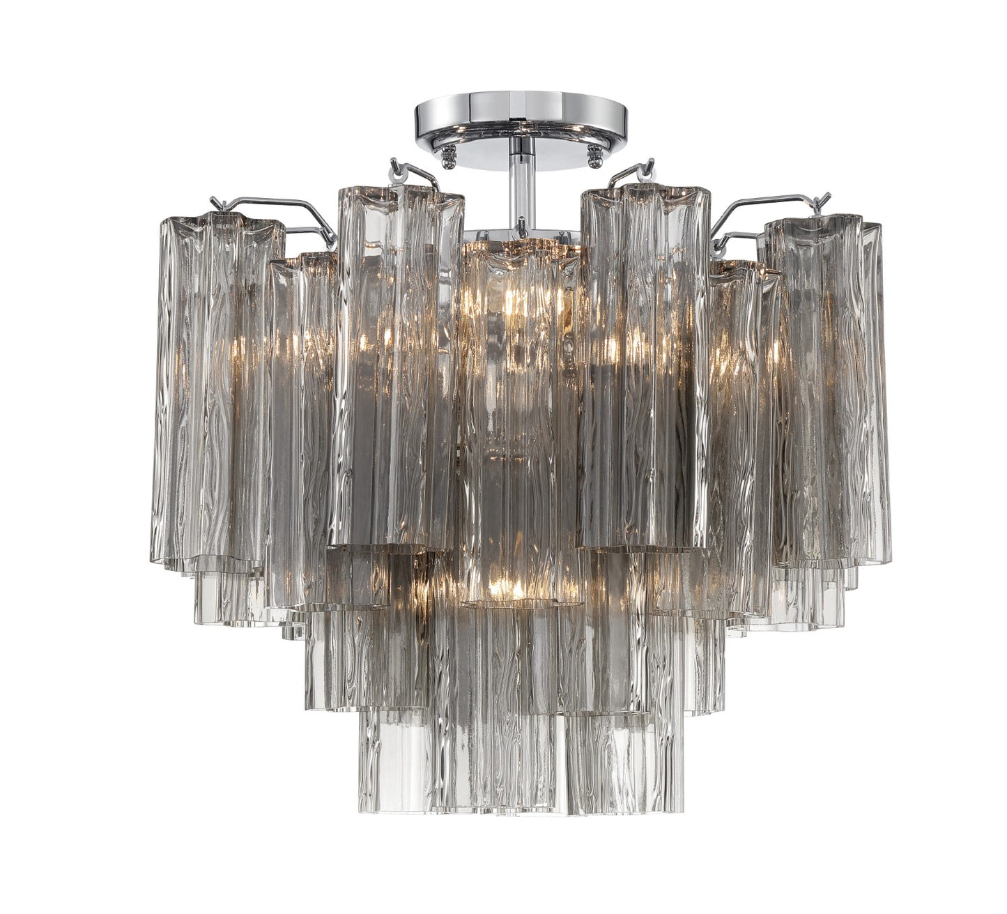 Crystorama ADD-300-CH-SM_CEILING Addis 4 Light Ceiling Mount - Polished Chrome