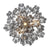 Crystorama ADD-300-CH-SM_CEILING Addis 4 Light Ceiling Mount - Polished Chrome