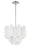 Crystorama ADD-300-WH Addis 4 Light Chandelier