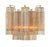 Crystorama ADD-302-AG-AM Addis 2 Light Wall Mount - Aged Brass