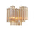 Crystorama ADD-302-AG-AM Addis 2 Light Wall Mount - Aged Brass