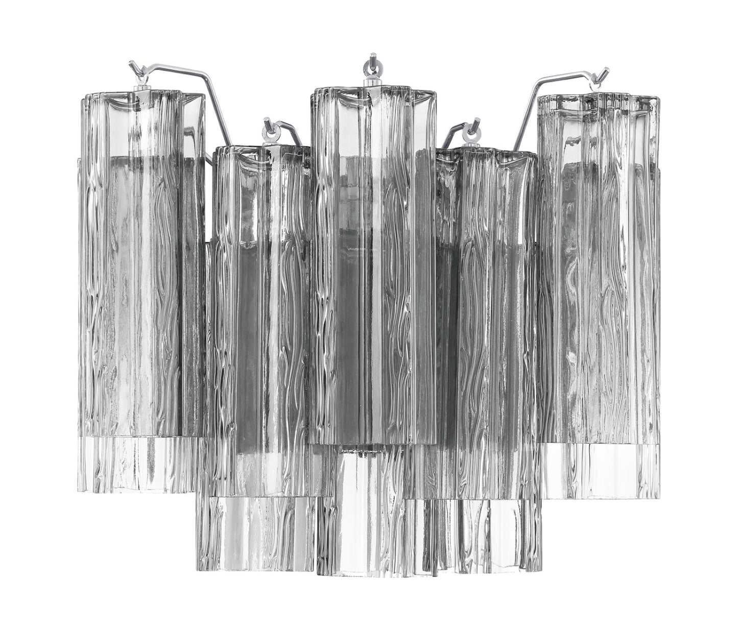 Crystorama ADD-302-CH-SM Addis 2 Light Wall Mount - Polished Chrome
