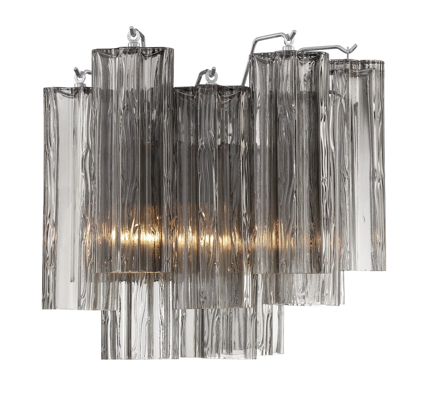 Crystorama ADD-302-CH-SM Addis 2 Light Wall Mount - Polished Chrome