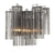 Crystorama ADD-302-CH-SM Addis 2 Light Wall Mount - Polished Chrome