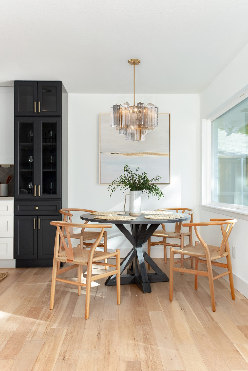 Crystorama ADD-306-AU Addis 6 Light Chandelier