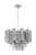 Crystorama ADD-306-CH-SM Addis 6 Light Chandelier - Polished Chrome
