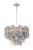 Crystorama ADD-306-CH-SM Addis 6 Light Chandelier - Polished Chrome