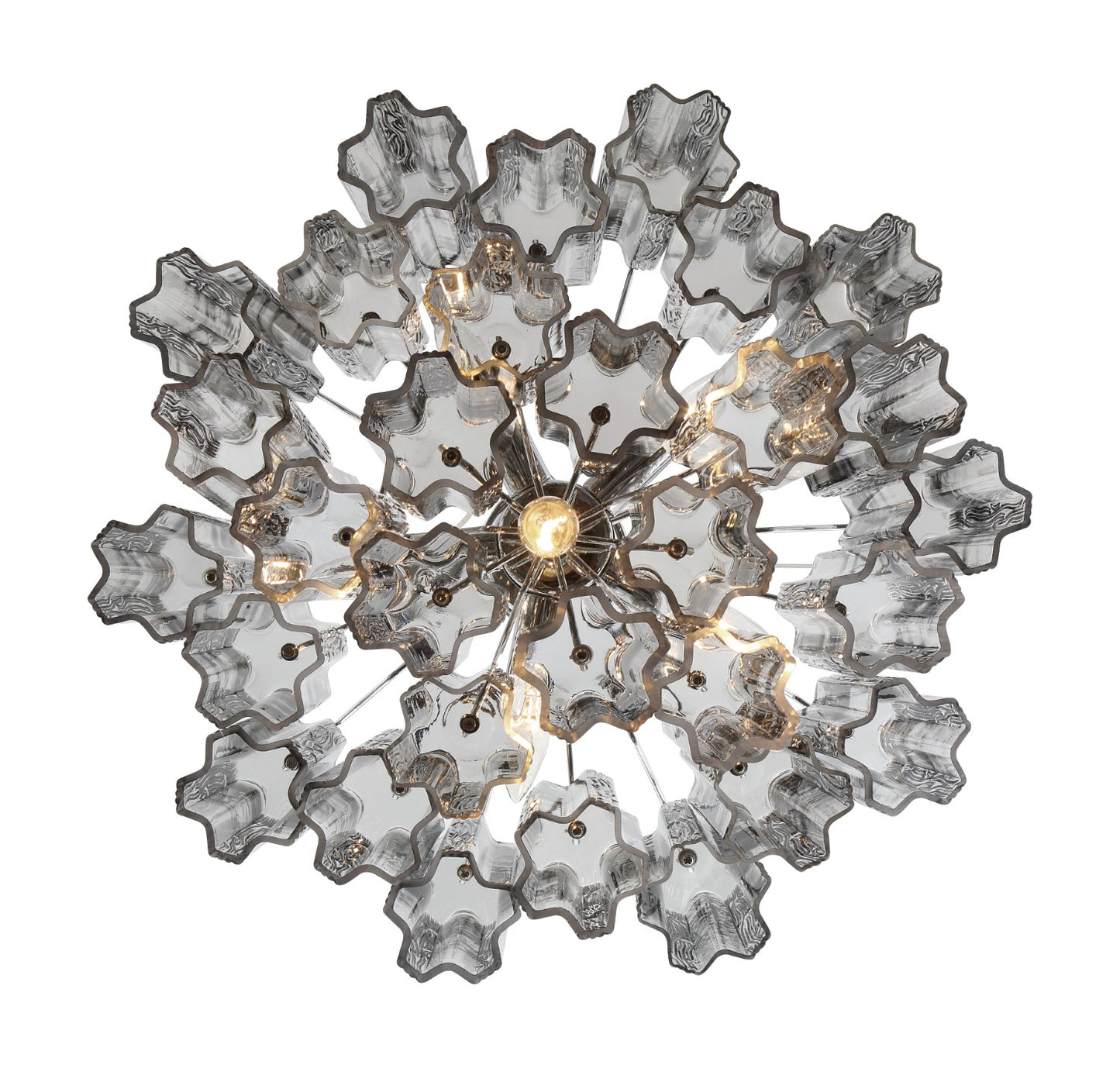 Crystorama ADD-306-CH-SM Addis 6 Light Chandelier - Polished Chrome