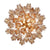 Crystorama ADD-308-AG-AM Addis 9 Light Chandelier - Aged Brass