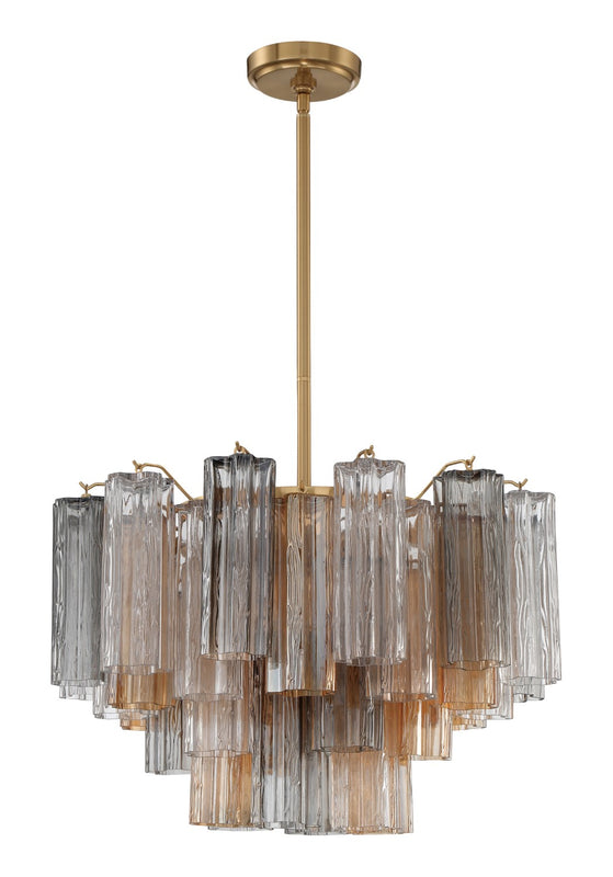 Crystorama ADD-308-AU Addis 9 Light Chandelier - Parent