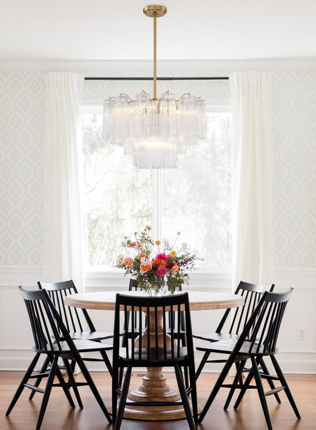 Crystorama ADD-308-CL Addis 9 Light Chandelier