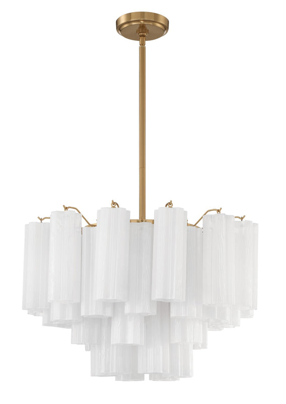 Crystorama ADD-308-WH Addis 9 Light Chandelier - Parent