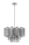 Crystorama ADD-308-CH-SM Addis 9 Light Chandelier - Polished Chrome