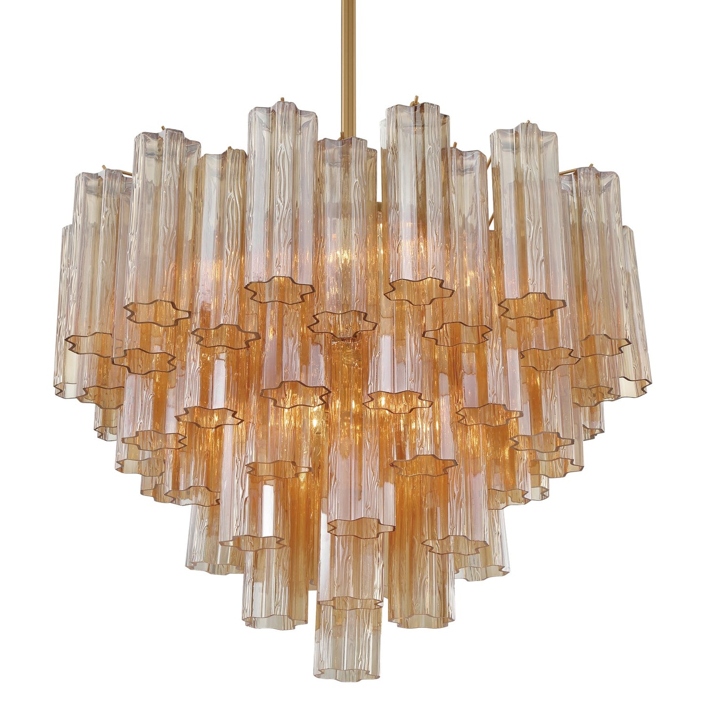 Crystorama ADD-312-AG-AM Addis 12 Light Chandelier - Aged Brass