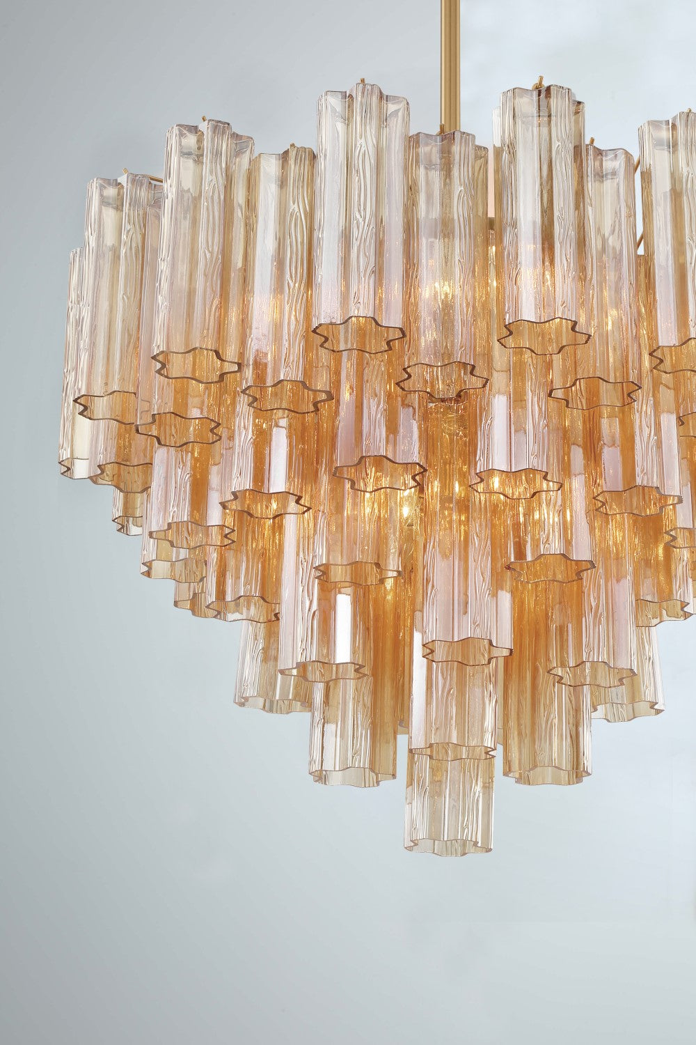 Crystorama ADD-312-AG-AM Addis 12 Light Chandelier - Aged Brass