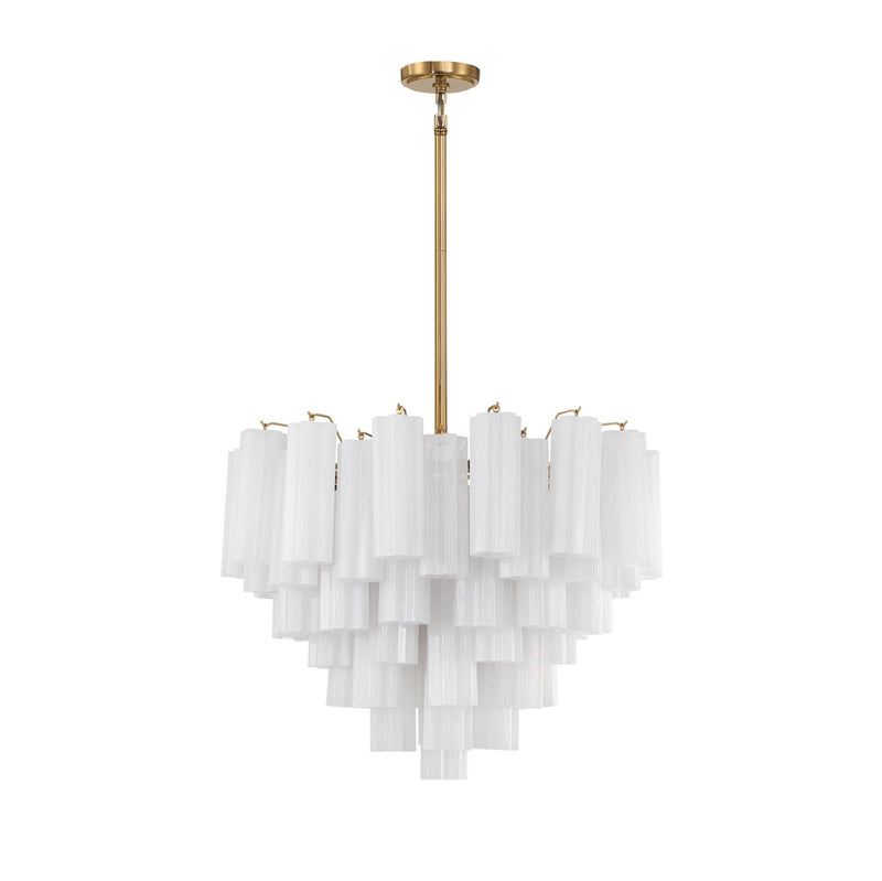 Crystorama ADD-312-WH Addis 12 Light Chandelier - Parent