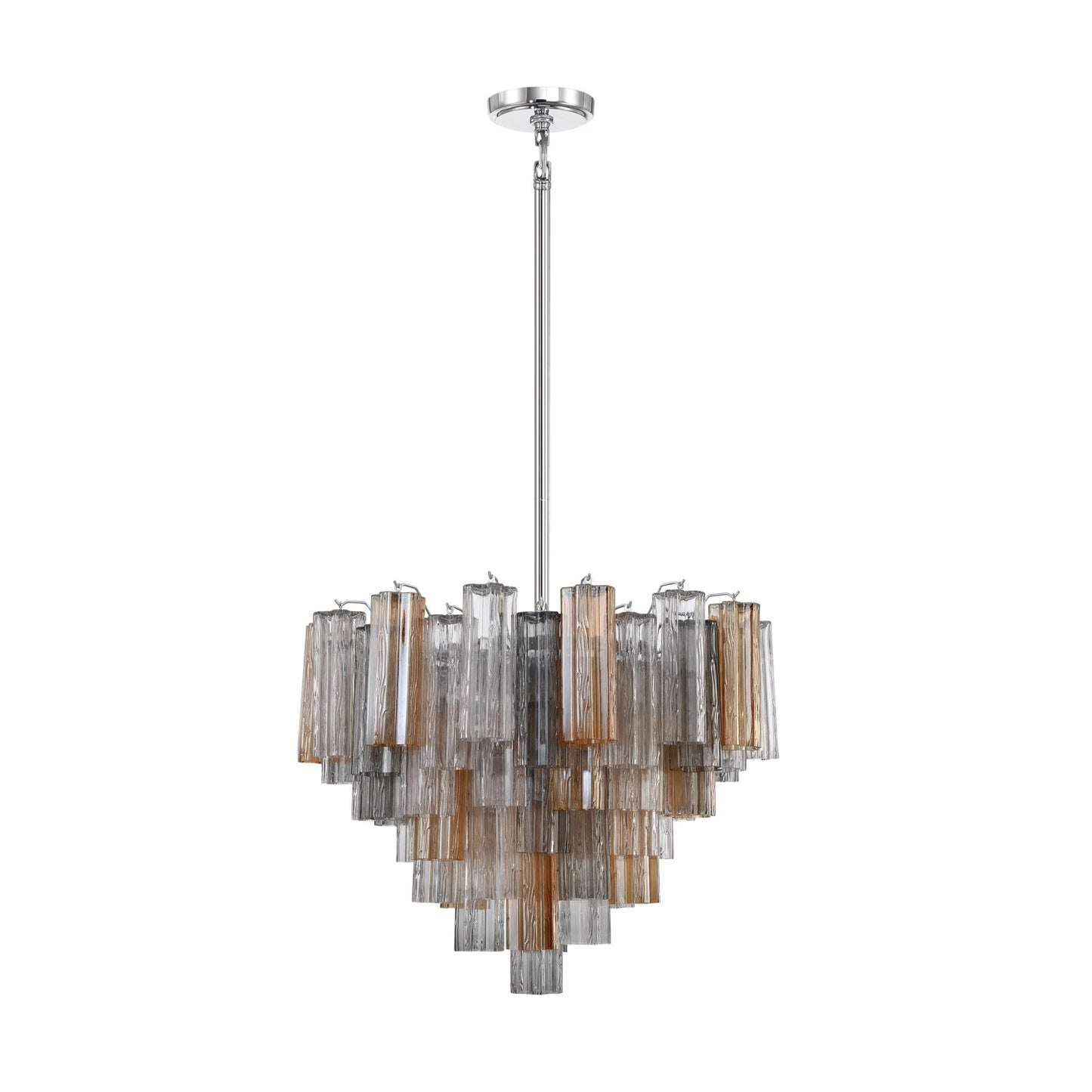 Crystorama ADD-312-AU Addis 12 Light Chandelier