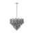Crystorama ADD-312-CH-SM Addis 12 Light Chandelier - Polished Chrome