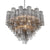 Crystorama ADD-312-CH-SM Addis 12 Light Chandelier - Polished Chrome