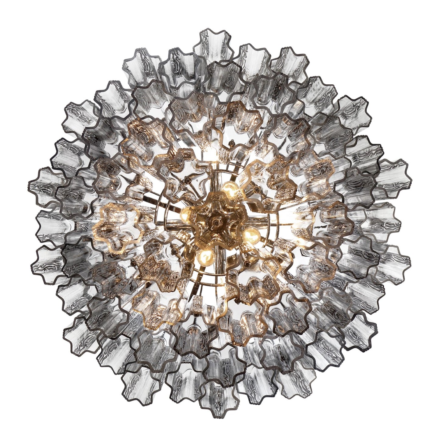 Crystorama ADD-312-CH-SM Addis 12 Light Chandelier - Polished Chrome