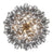 Crystorama ADD-312-CH-SM Addis 12 Light Chandelier - Polished Chrome