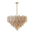 Crystorama ADD-316-AG-AM Addis 16 Light Chandelier - Aged Brass