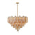 Crystorama ADD-316-AG-AM Addis 16 Light Chandelier - Aged Brass